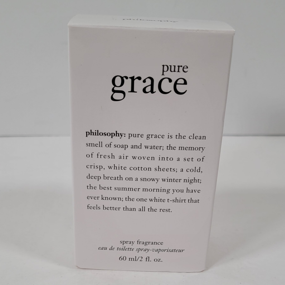 Pure Grace Philosophy 2 oz / 60ml Spray eau de toilette New